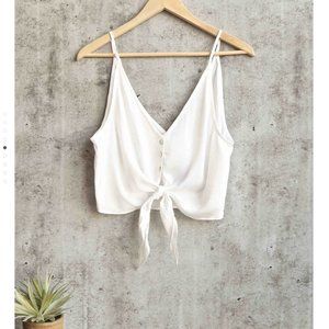 Free People Two Tie For You Brami Top Ivory
